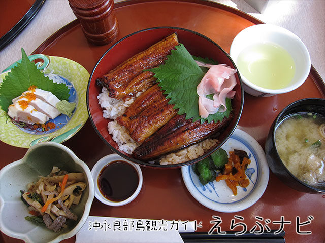 おきえらぶフローラルホテル　うな丼